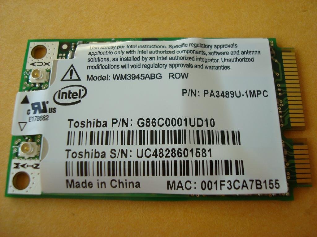 Intel r pro wireless 3945abg network connection for mac